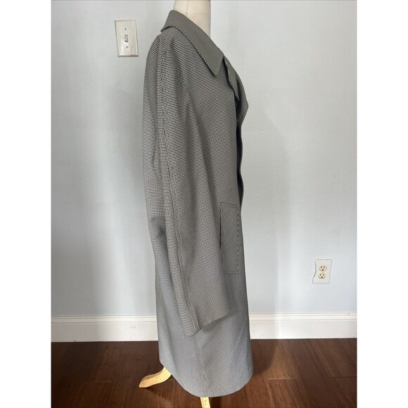 VTG London‎ Fog Men's Houndstooth Single Breast Overcoat 42 Long - Picture 4 of 11
